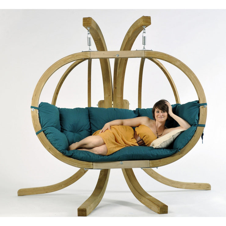 Amazonas Globo Royal Green Double Seater Hanging Chair - Simply Hammocks -  - 5