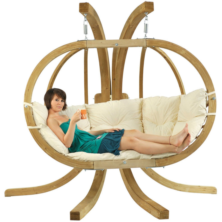 Amazonas Globo Royal Natura Double Seater Hanging Chair - Simply Hammocks -  - 2