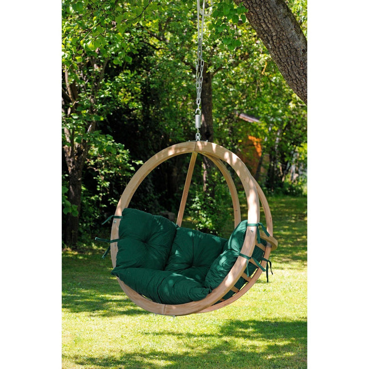 Amazonas Globo Single Green Hanging Chair - (Weatherproof Cushion) - Simply Hammocks -  - 3