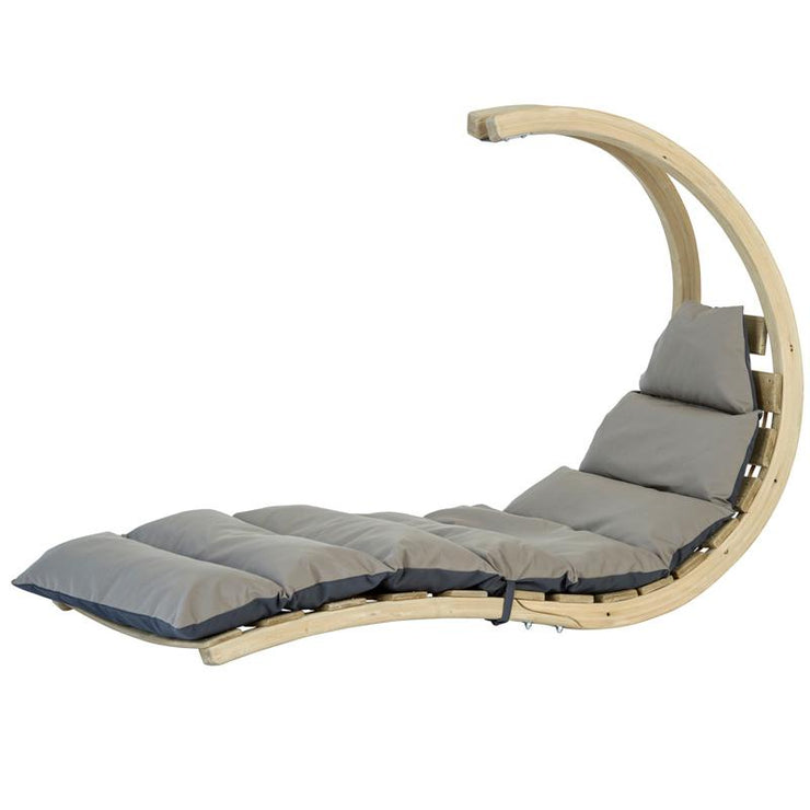 Hammock Chair - Swing Lounger - Anthracite / Taupe